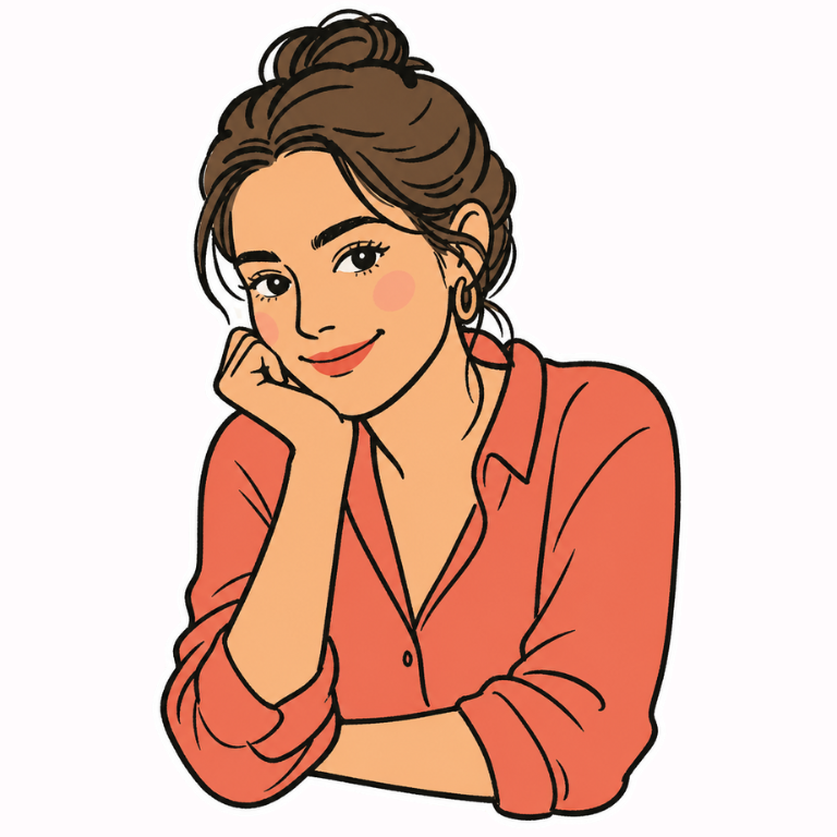 Illustration de Maya, la copine qui accompagne les futurs parents sur Symbioza
