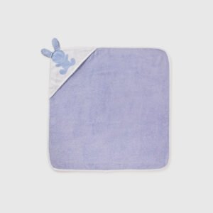 Peignoir bébé naissance Benetton en éponge de coton