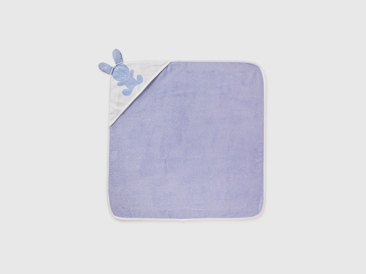 Peignoir bébé naissance Benetton en éponge de coton
