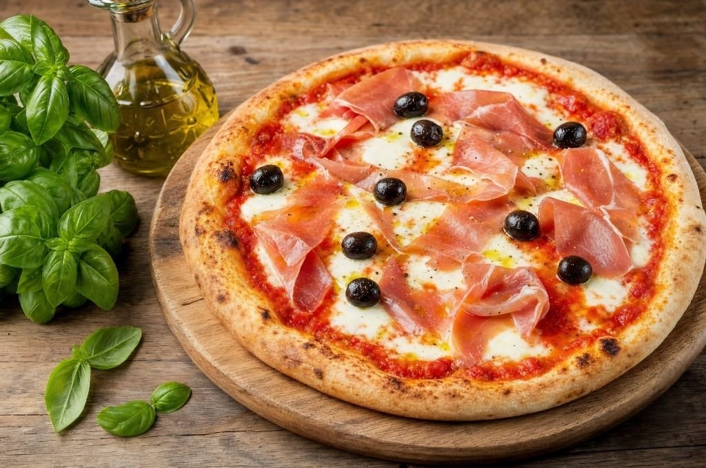 pizza au jambon