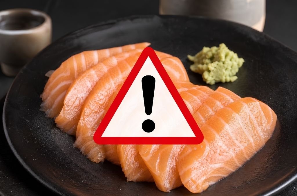 Sashimis de saumon cru à éviter pendant la grossesse en raison du risque listéria