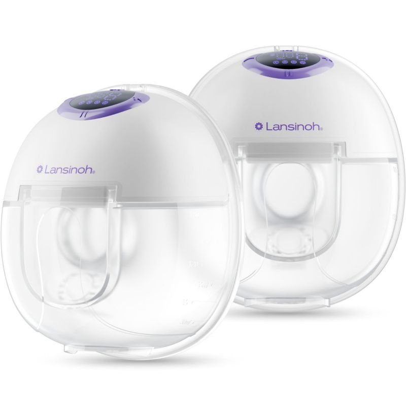 Tire-lait double mains libres Lansinoh