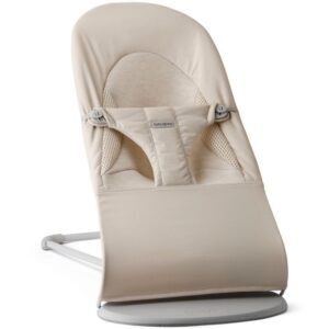 Transat bébé physiologique BabyBjörn Balance Soft beige clair