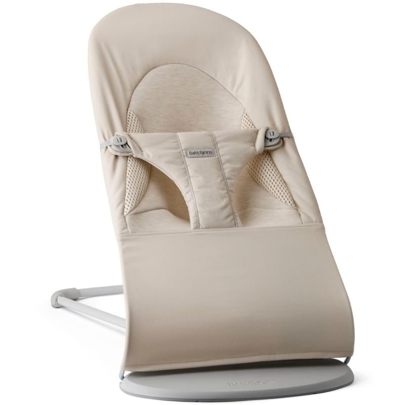 Transat bébé physiologique BabyBjörn Balance Soft beige clair
