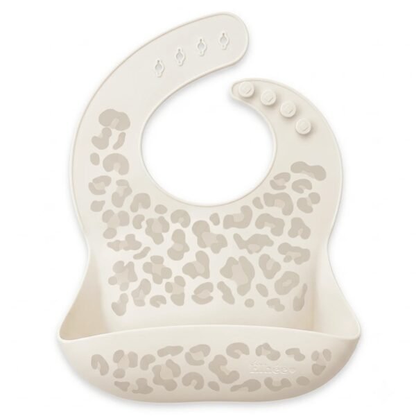 bavoir-elhee-graouu-sand Bavoir silicone avec récupérateur Elhée coloris Graouu Sand