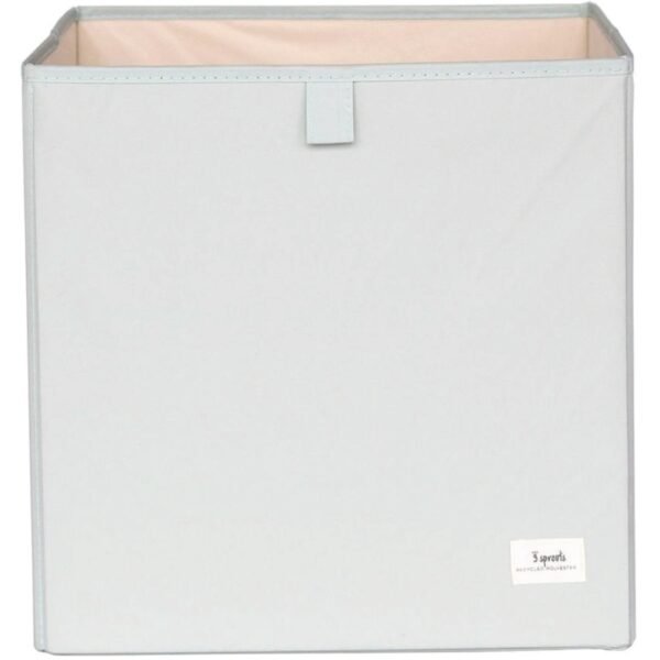 Cube de rangement en tissu recyclé vert d'eau 3 Sprouts Cube de rangement en tissu recyclé vert d'eau pour ranger les jouets de bébé