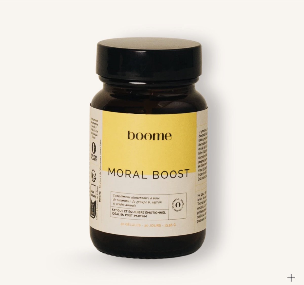 Moral Boost Boome, complément alimentaire post-partum stress et fatigue