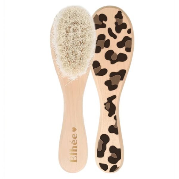 brosse-elhee-bois Brosse bébé en bois de cerisier Elhée coloris naturel