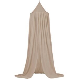 Ciel de lit vintage beige Jollein pour lit bébé, 245cm