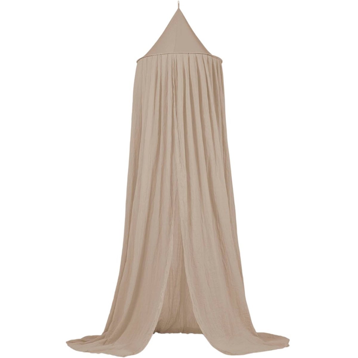 Ciel de lit vintage beige Jollein pour lit bébé, 245cm