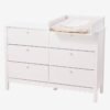 Commode 6 tiroirs Feston Vertbaudet avec plan à langer Commode 6 tiroirs Feston Vertbaudet avec le plan à langer Feston posé dessus (vendu séparément)