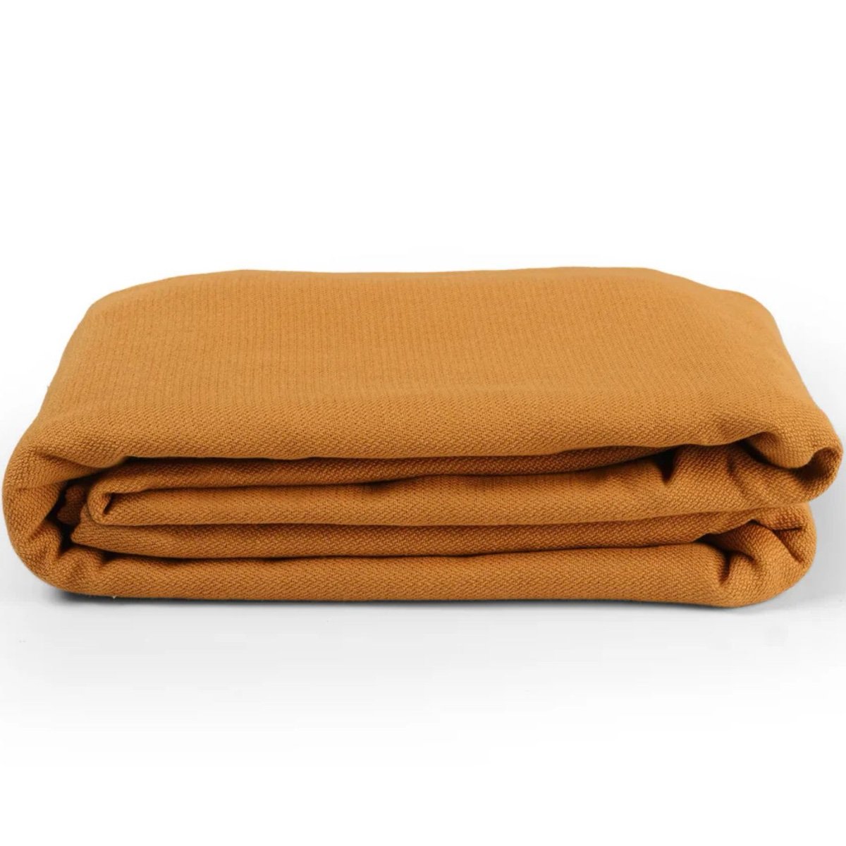 Écharpe de portage tissée NéoBulle coton bio, coloris orange sienne, 4m60