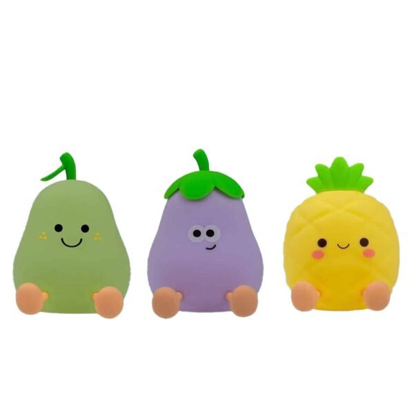 Lot de veilleuses fruits mary's Lot de veilleuses fruits mary's poire aubergine ananas pour bébé