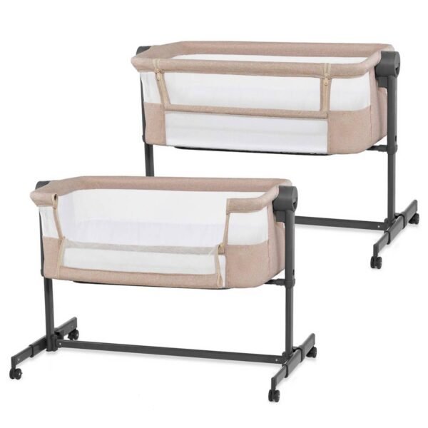 Lit cododo Kinderkraft NESTEE UP 2 en 1, beige