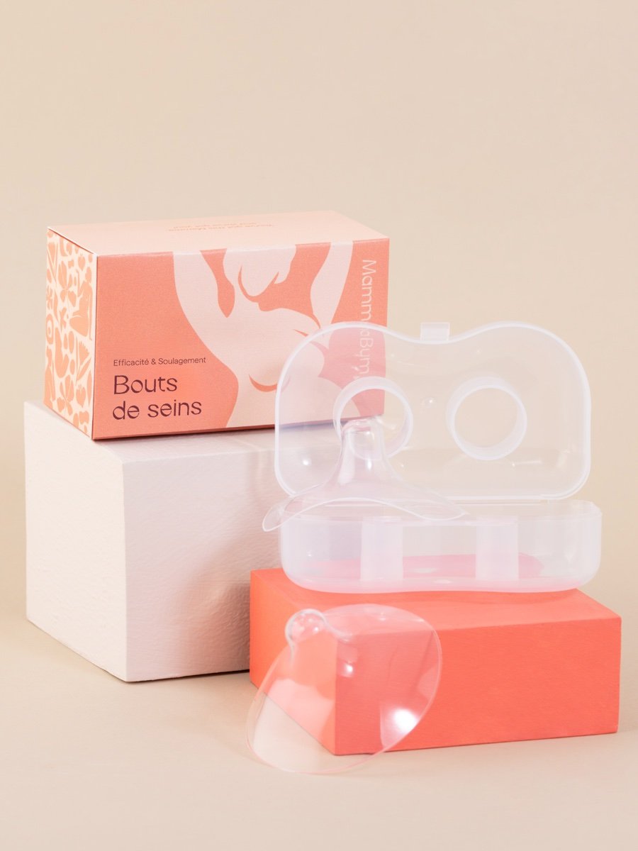 Bouts de seins Natural Fit MammaBump, silicone pour mamelons plats ou fissurés