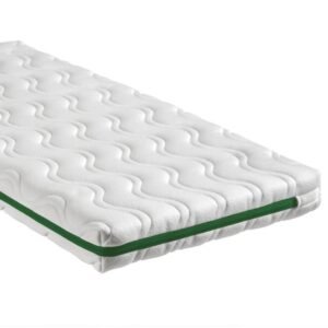 Matelas bébé certifié NF EN 16890 dans un lit à barreaux, format 60x120 cm