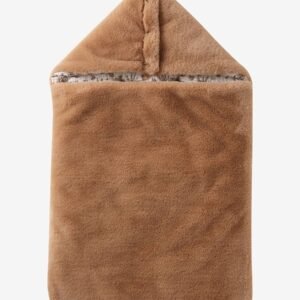 Nid d'ange promenade bébé sherpa Vertbaudet, coloris cappuccino