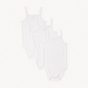 Lot de 3 Bodies Débardeurs Blancs Bébé Fille : 3 Raisons Indispensables