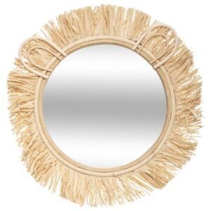 Miroir Mural Lion en Raffia : 3 Raisons Indispensables