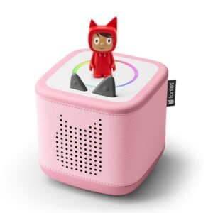 Mon premier coffret Toniebox 2 rose fleur, enceinte interactive pour enfant