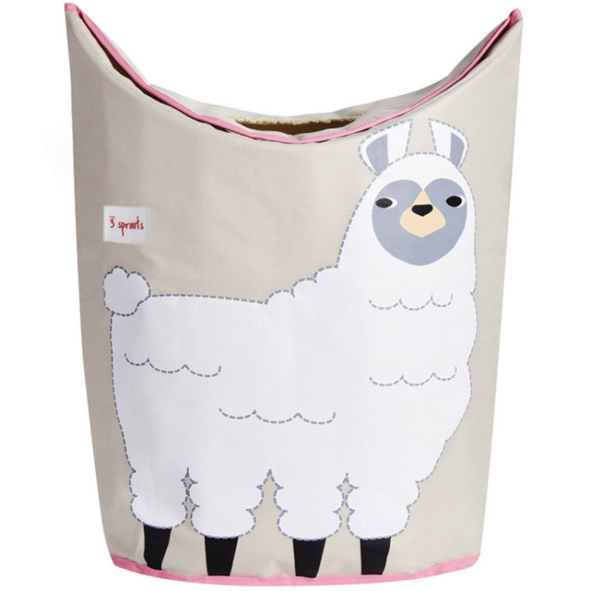 Panier à linge Lama 3 Sprouts pour chambre de bébé