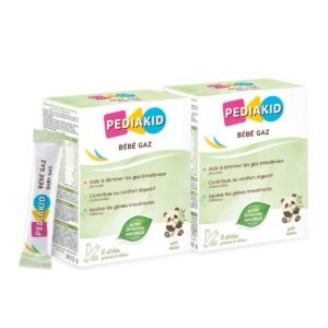 Bébé Gaz Pediakid, bien-être digestif extraits de plantes, 12 sticks