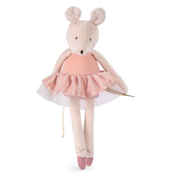 peluche-souris-moulin-roty-rose Petite peluche souris rose Moulin Roty La Petite Ecole de Danse