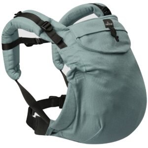 Porte-bébé préformé Néo Eucalyptus NéoBulle, coton bio, fabriqué en France