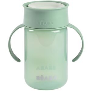 Tasse d'apprentissage 360° Béaba, vert d'eau