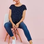 T-shirt Grossesse et Allaitement à Pans Croisés Vertbaudet