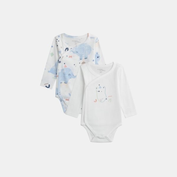 bodies-naissance-dpam Lot de bodies naissance bébé DPAM motif ours