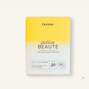 boome-potionbeaute Boîte de Potion Beauté Boome, jaune en haut et blanche en bas