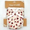Couche lavable B'bies motif coccinelles, fermeture à pressions Couche lavable B'bies motif coccinelles, fermeture à pressions