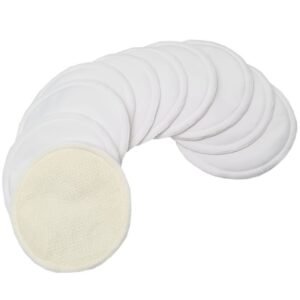 Lot de 10 coussinets d'allaitement lavables B'bies, blancs Lot de 10 coussinets d'allaitement lavables B'bies, blancs