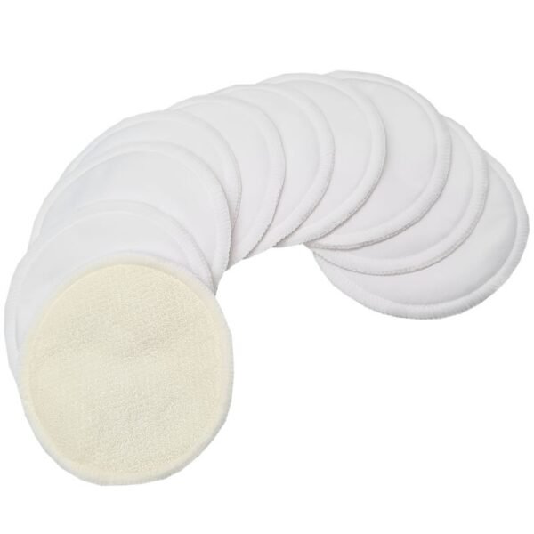 Lot de 10 coussinets d'allaitement lavables B'bies, blancs Lot de 10 coussinets d'allaitement lavables B'bies, blancs