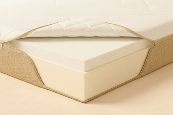Matelas Léto Prémium 70x140, housse ouverte sur la mousse Matelas Léto Prémium 70x140, housse ouverte sur la mousse