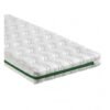 Matelas bébé Kadolis Aloe R 70x140 cm, housse blanche matelassée avec fermeture verte Matelas bébé Kadolis Aloe R 70x140 cm, housse blanche matelassée avec fermeture verte