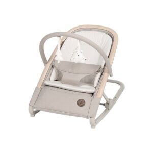 Transat bébé avec fonction balancelle Kori Eco Maxi-Cosi, beige classique