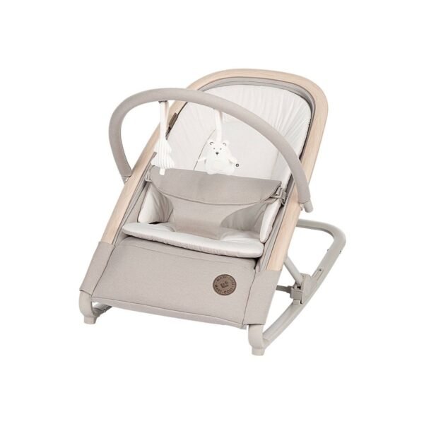 Transat bébé avec fonction balancelle Kori Eco Maxi-Cosi, beige classique