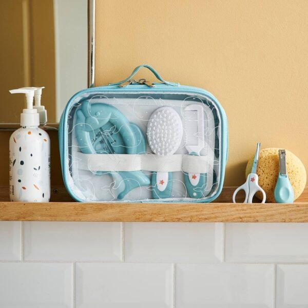 trousse-toilette-bleu Trousse de toilette et de soin bébé Vertbaudet